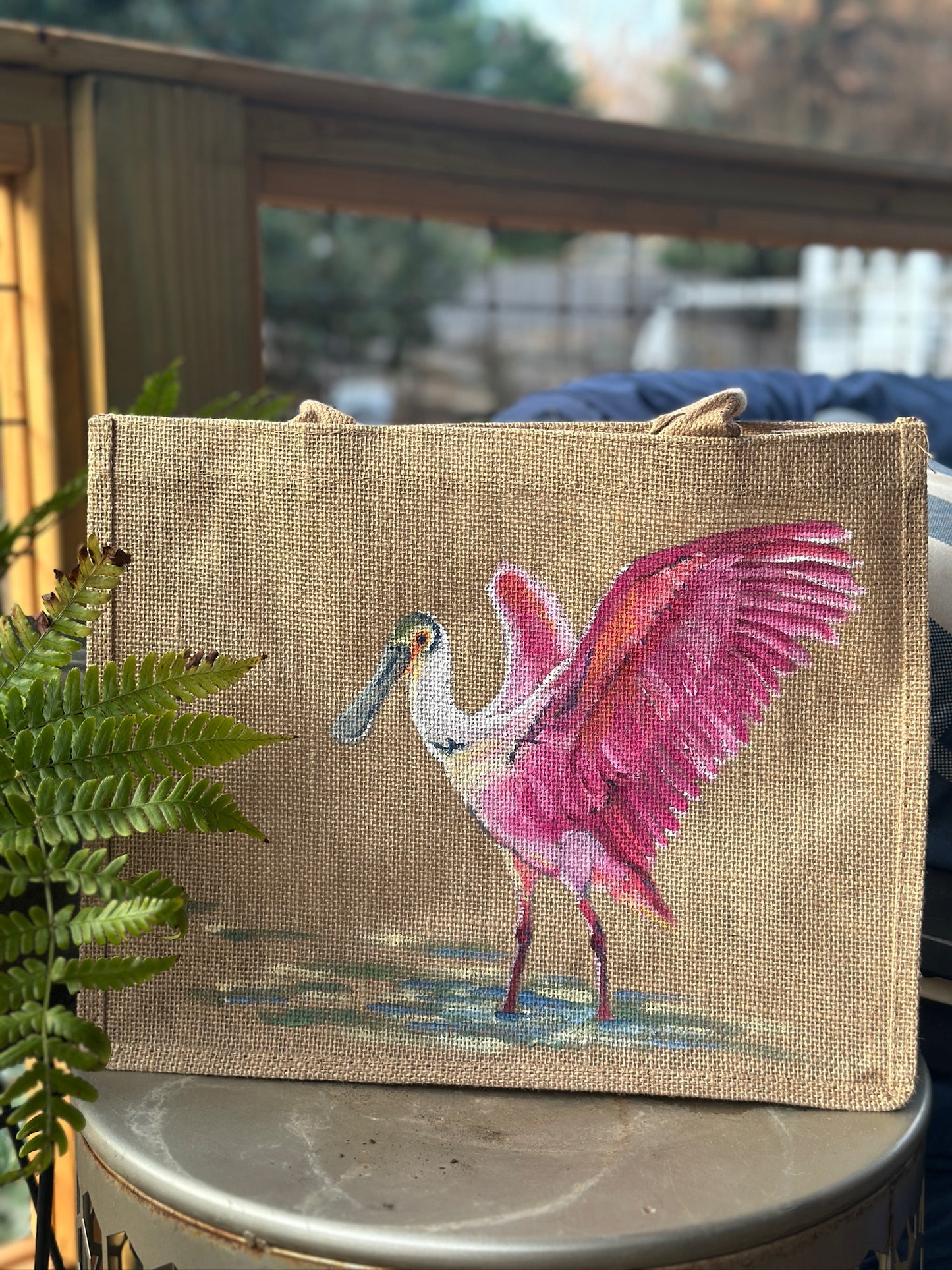 Hand Painted Jute Bags