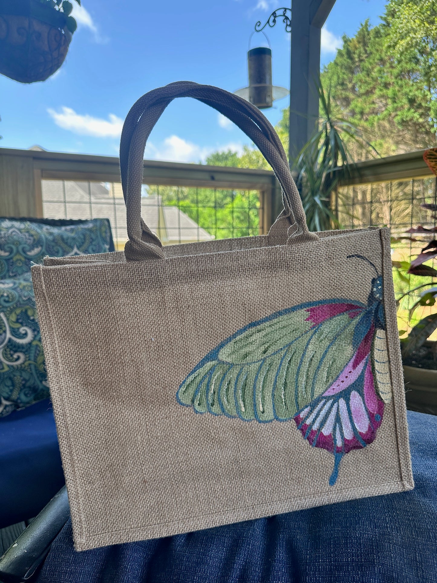 Hand Painted Jute Bags