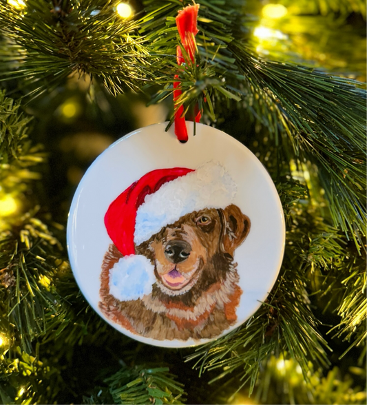 Custom Pet 4" Porcelain Ornaments