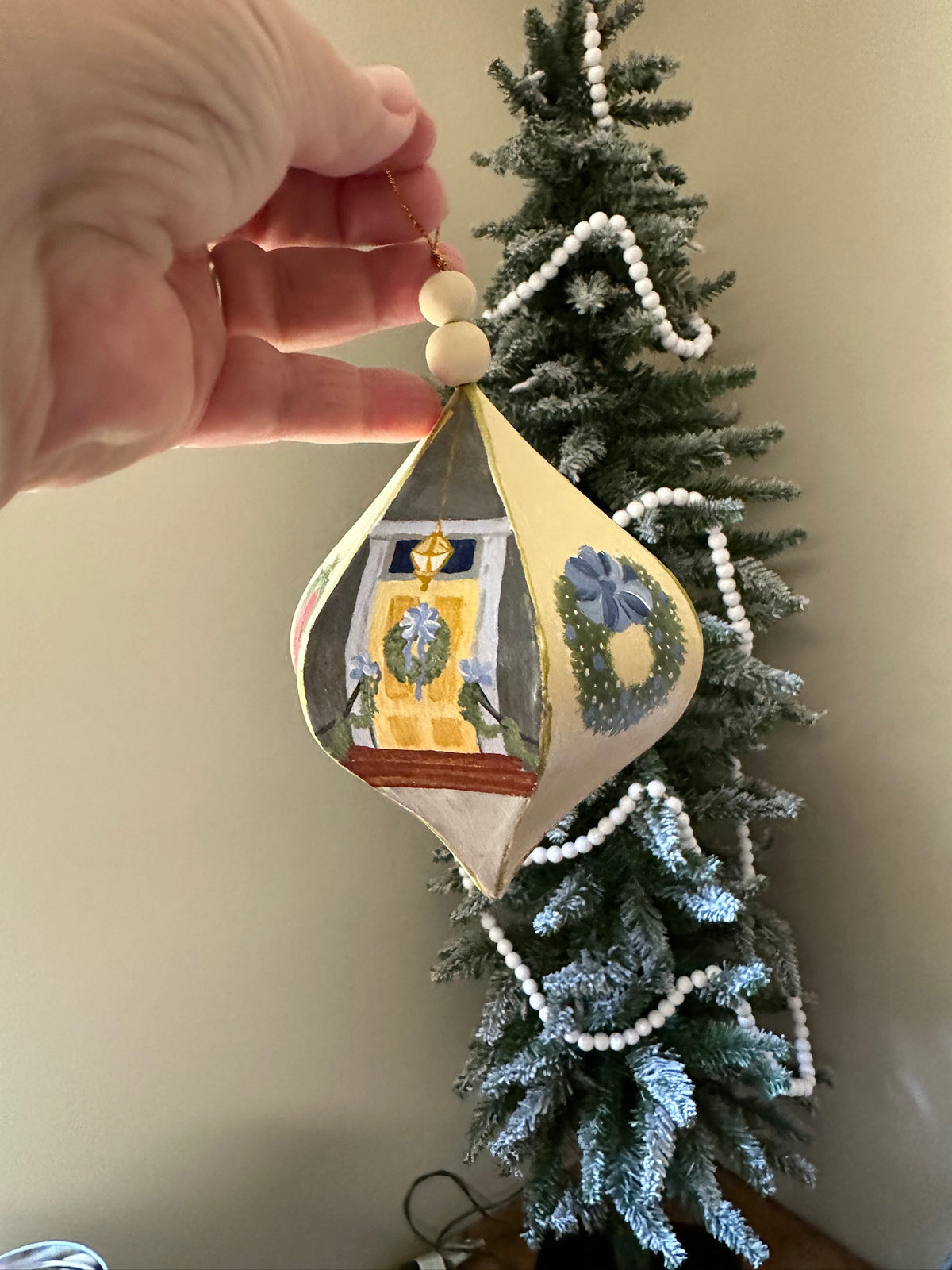 4” Paneled Onion Ornament