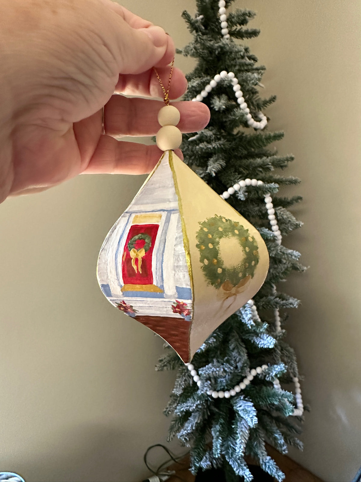 4” Paneled Onion Ornament