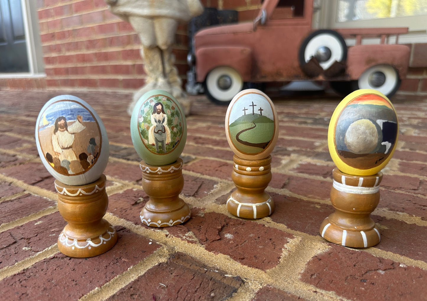 Life of Christ set of 4 Eggs