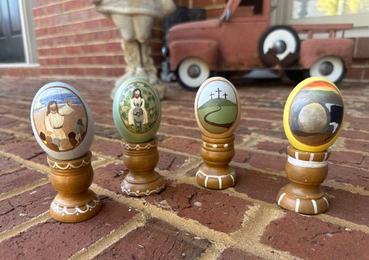 Life of Christ set of 4 Eggs