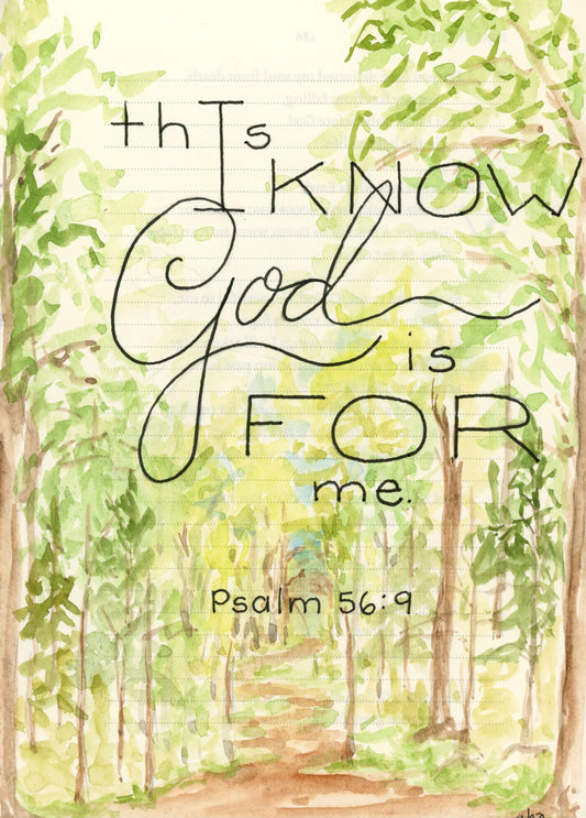 Psalm 56:9 This I Know