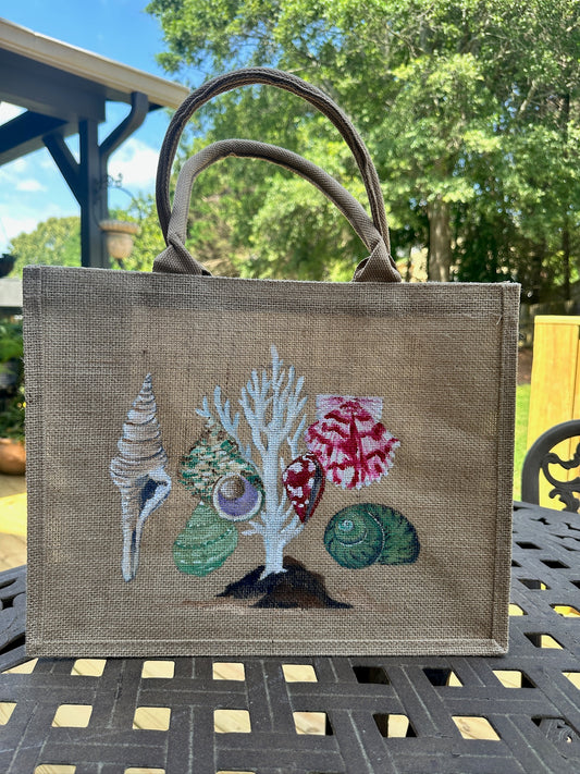 Hand Painted Jute Bags