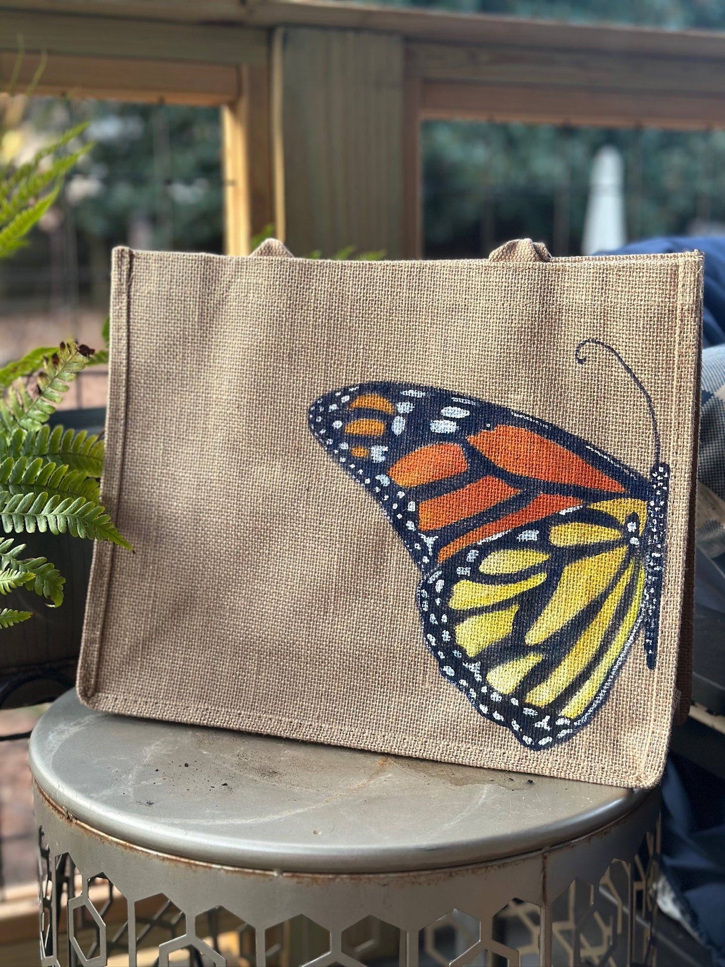 Hand Painted Jute Bags