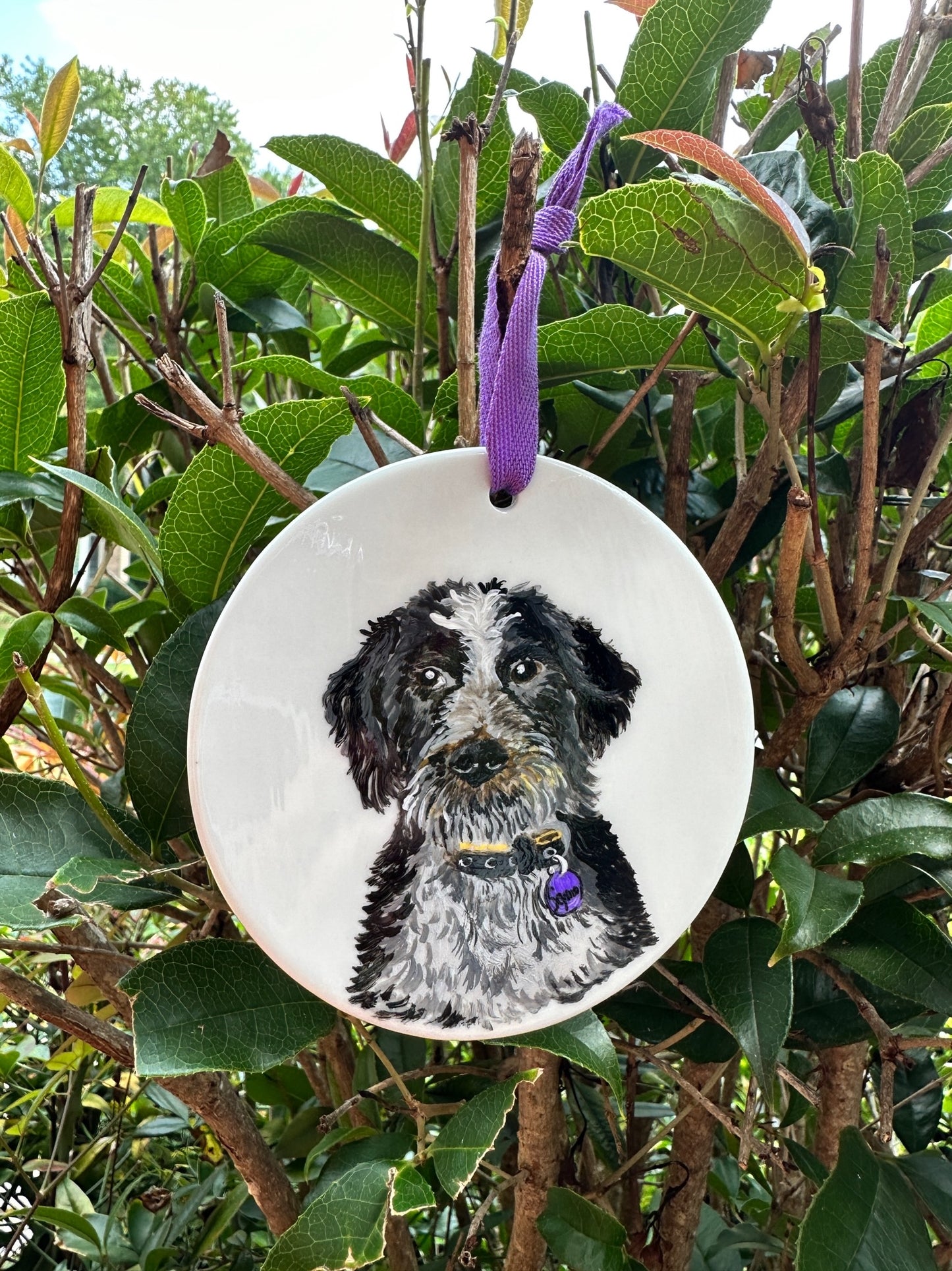 Custom Pet 4" Porcelain Ornaments