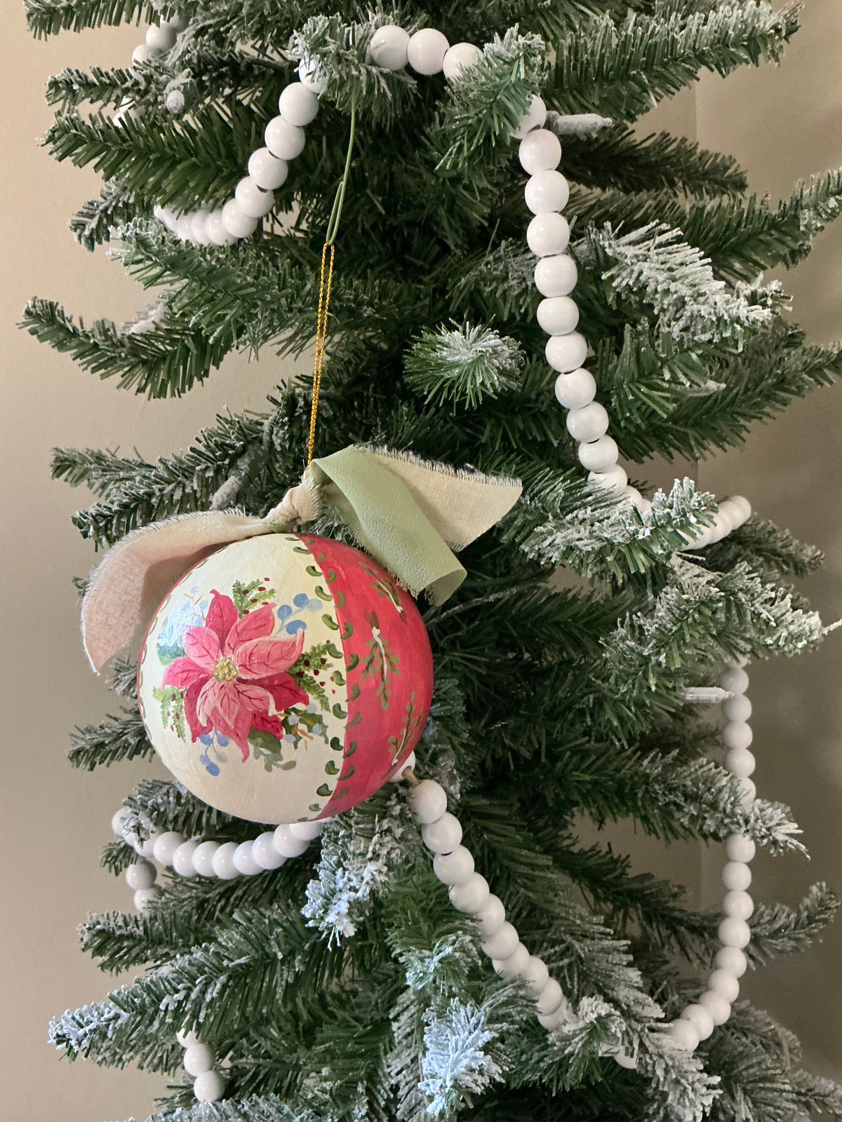 4” Paper mache Hand-painted Globes