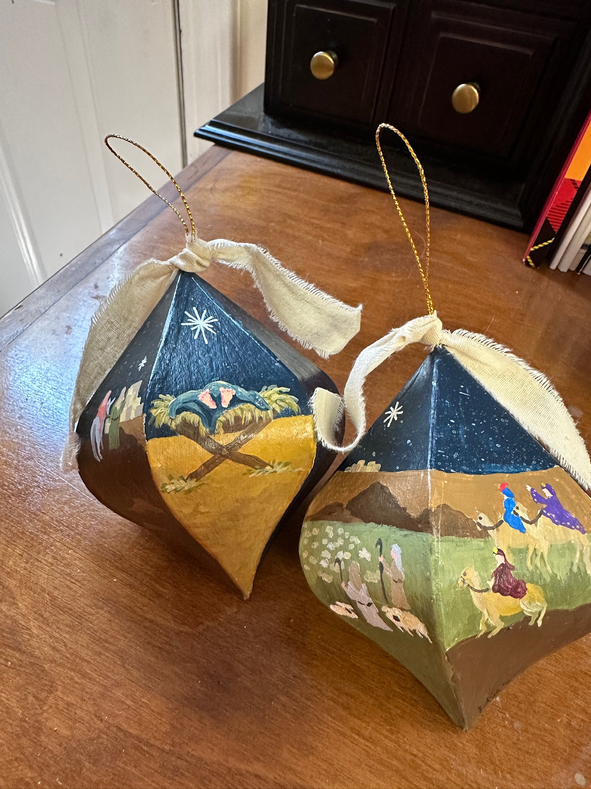 4” Paneled Onion Ornament