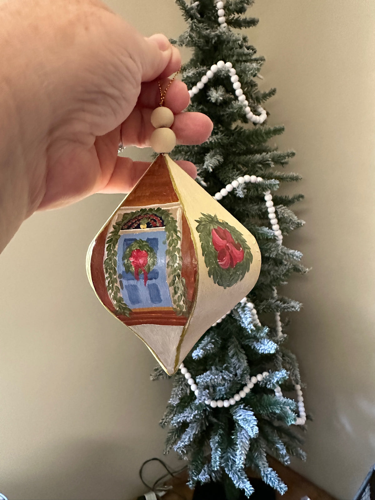 4” Paneled Onion Ornament