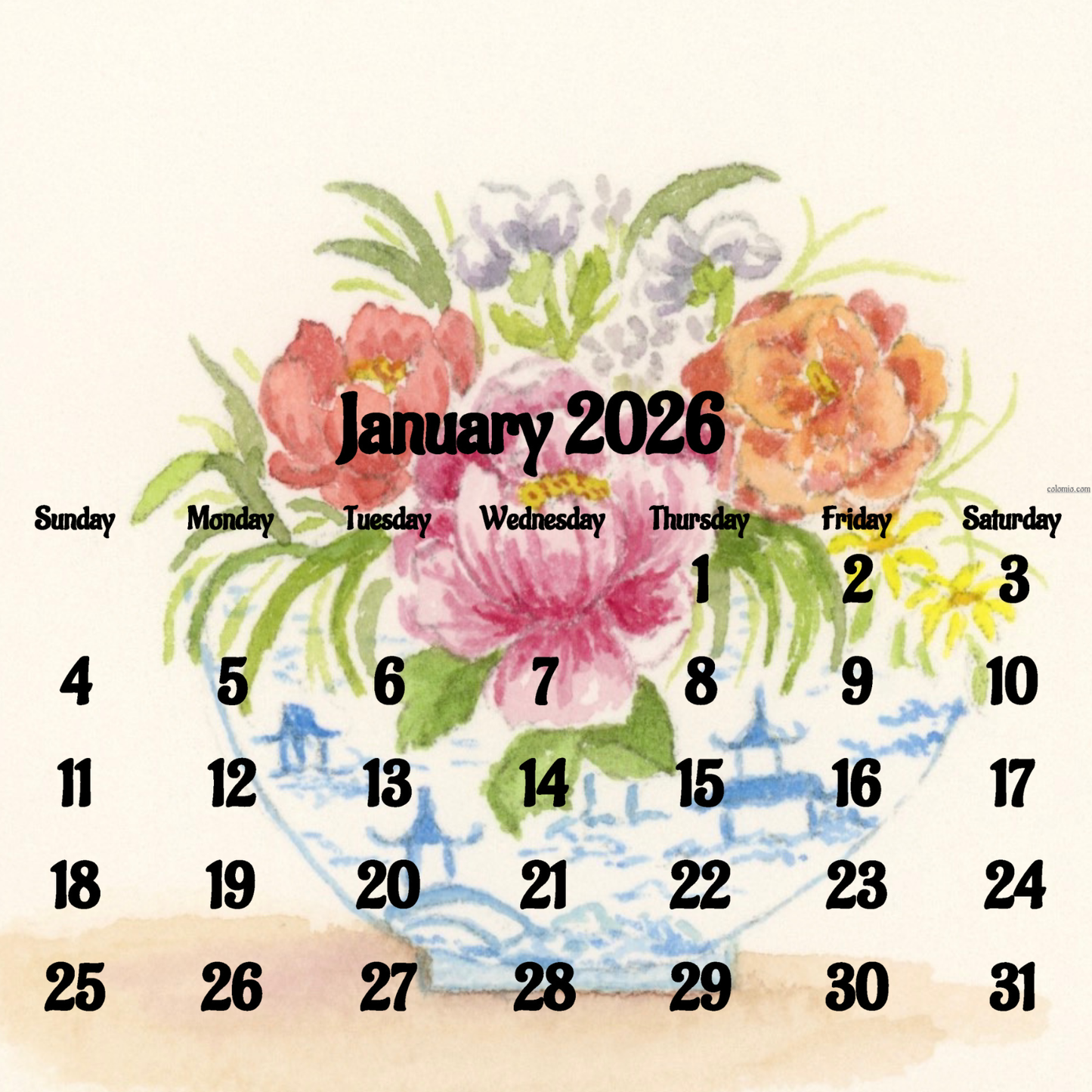 2026 Calendar
