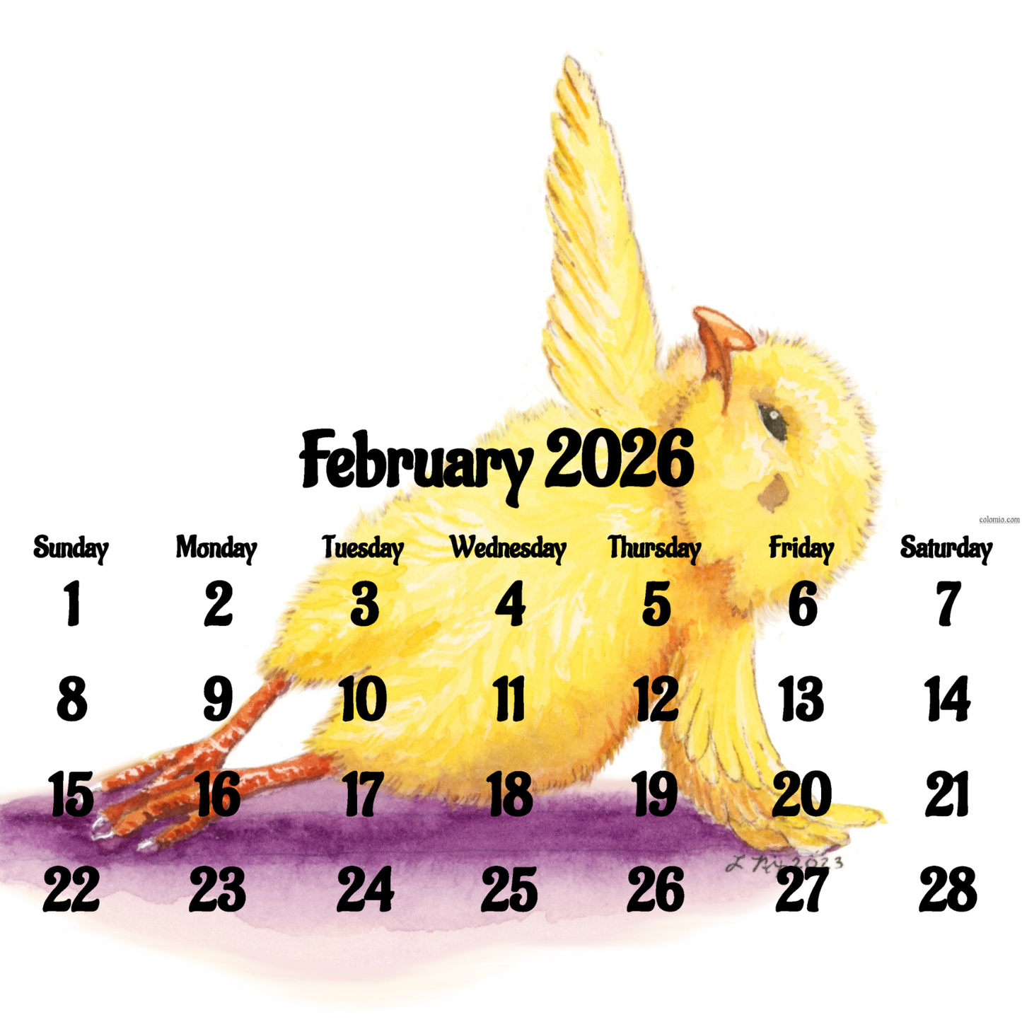 2026 Calendar