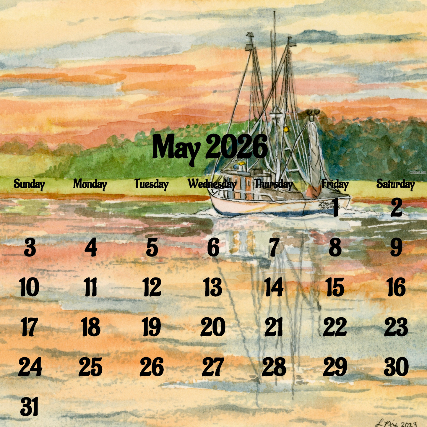 2026 Calendar