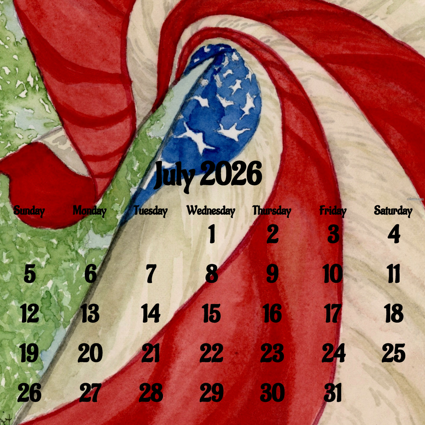 2026 Calendar