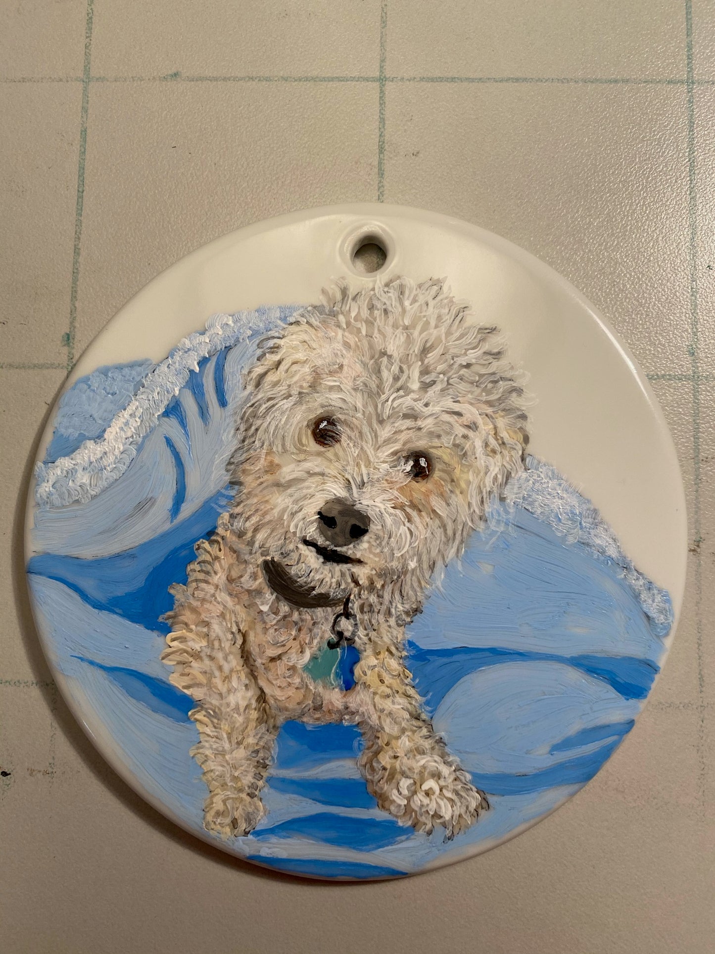 Custom Pet 4" Porcelain Ornaments