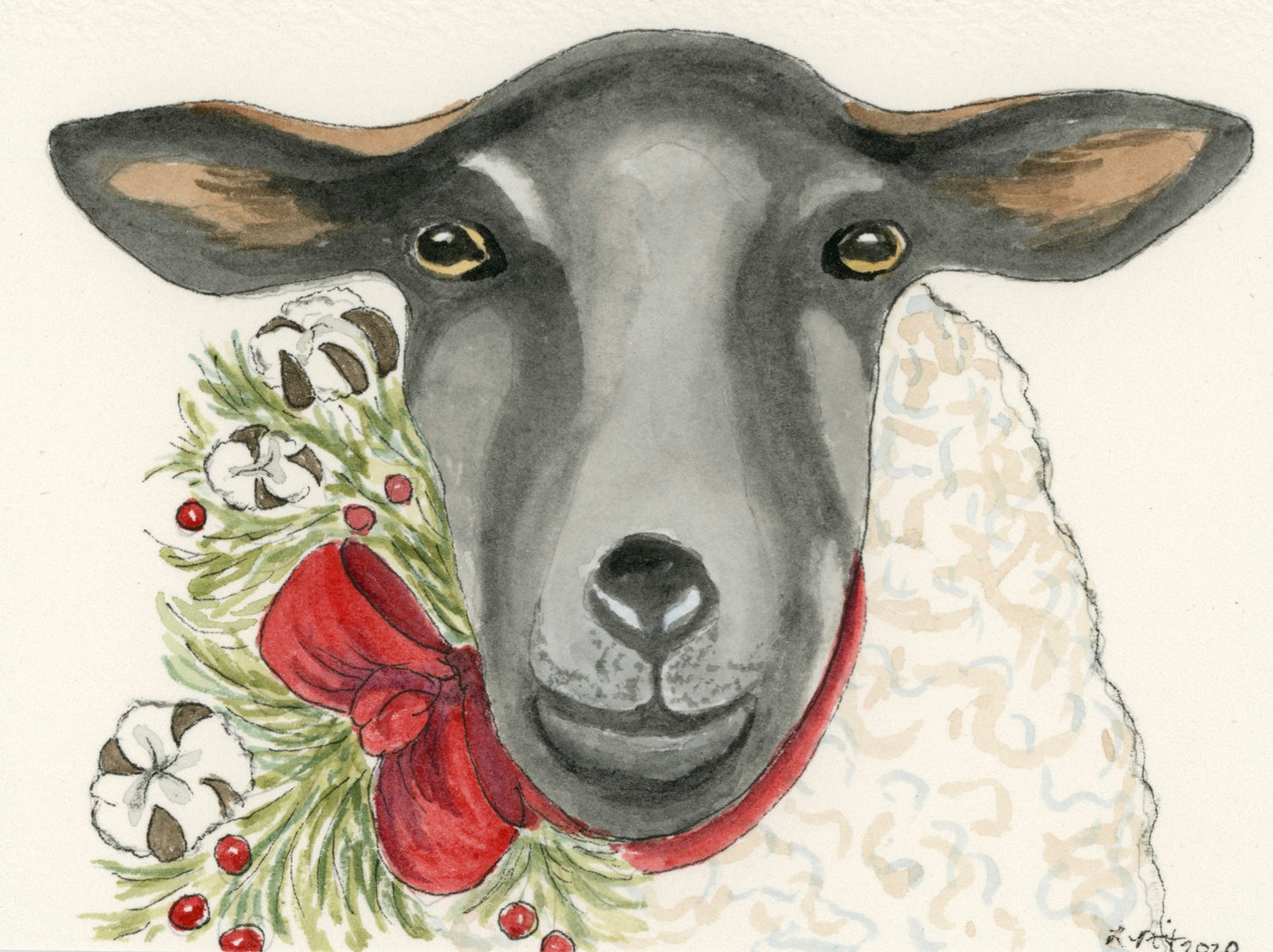 Celine the Christmas Sheep