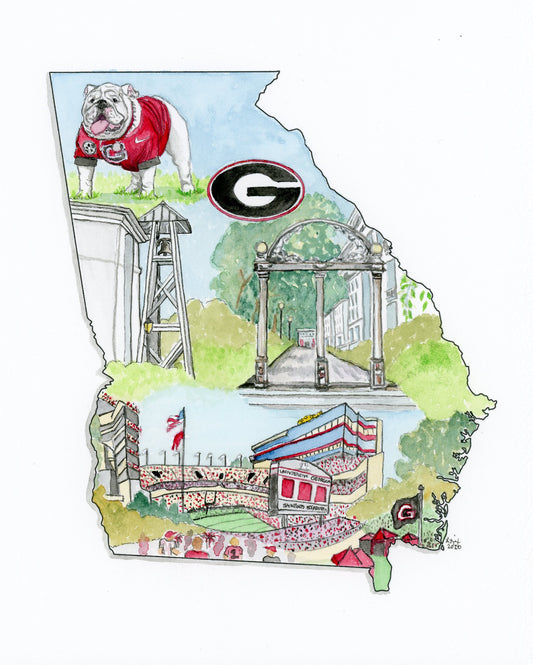 UGA collage