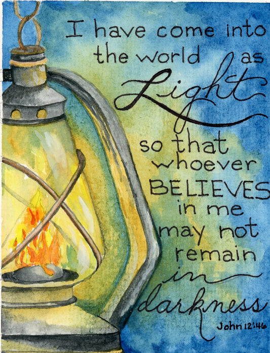 John 12:46 Lantern